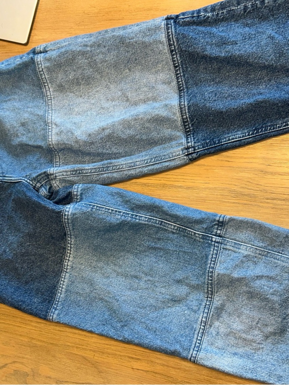 Divided Women's Patchwork Blue Denim Jeans - Picture 5 of 8